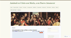 Desktop Screenshot of amistadencristo.org