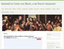 Tablet Screenshot of amistadencristo.org